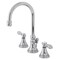 Kingston Brass KS2981BAL Heirloom Widespread Bathroom Faucet W/ Brass Pop-Up, Chrome KS2981BAL - alternate 1